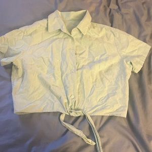 American Apparel tie crop top